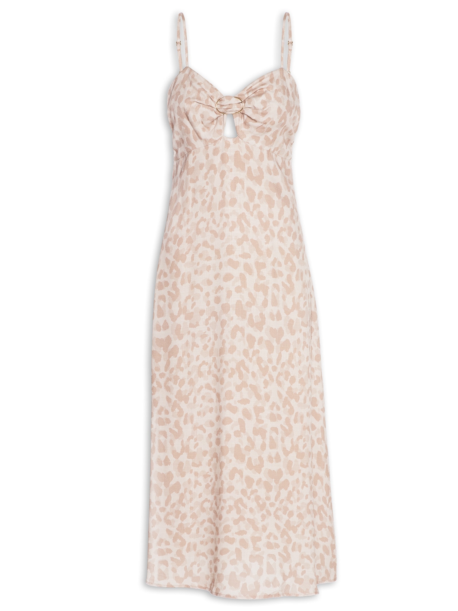 Vestido Tecido Rayon New Slub Animal Print Lez A Lez