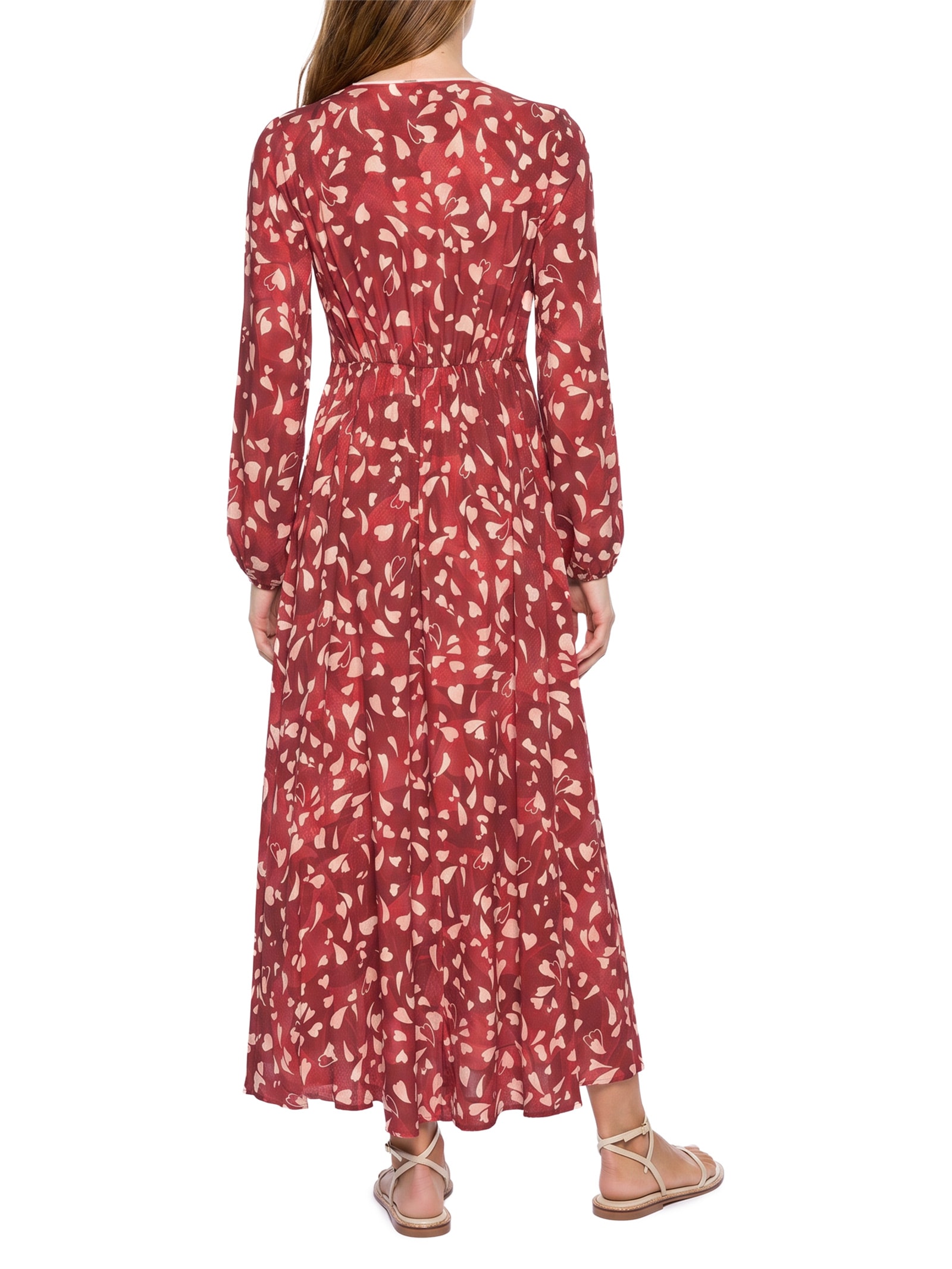 Vestido Tecido Rayon Stars Vermelho Lez A Lez