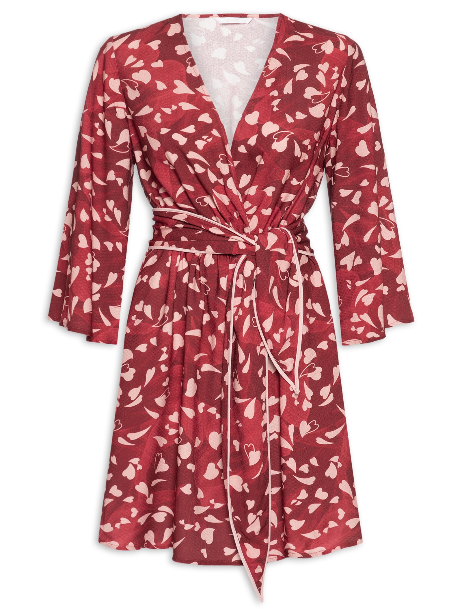 Vestido Tecido Rayon Stars Vermelho Lez A Lez