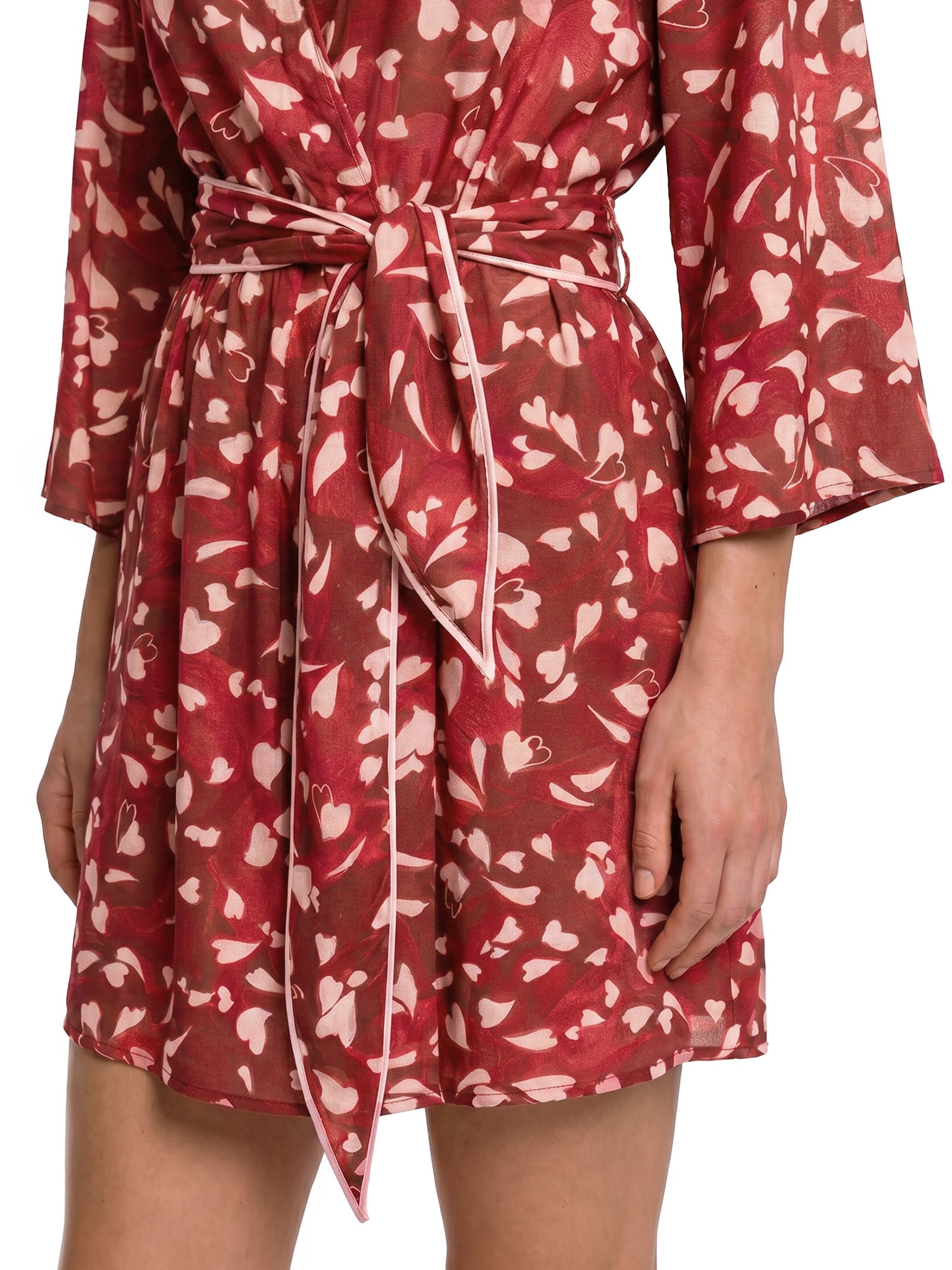 Vestido Tecido Rayon Stars Vermelho Lez A Lez