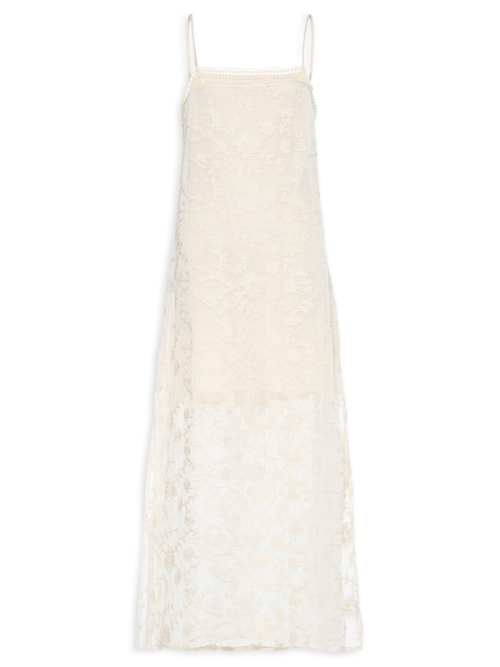 Vestido Tela Bordada – Branco