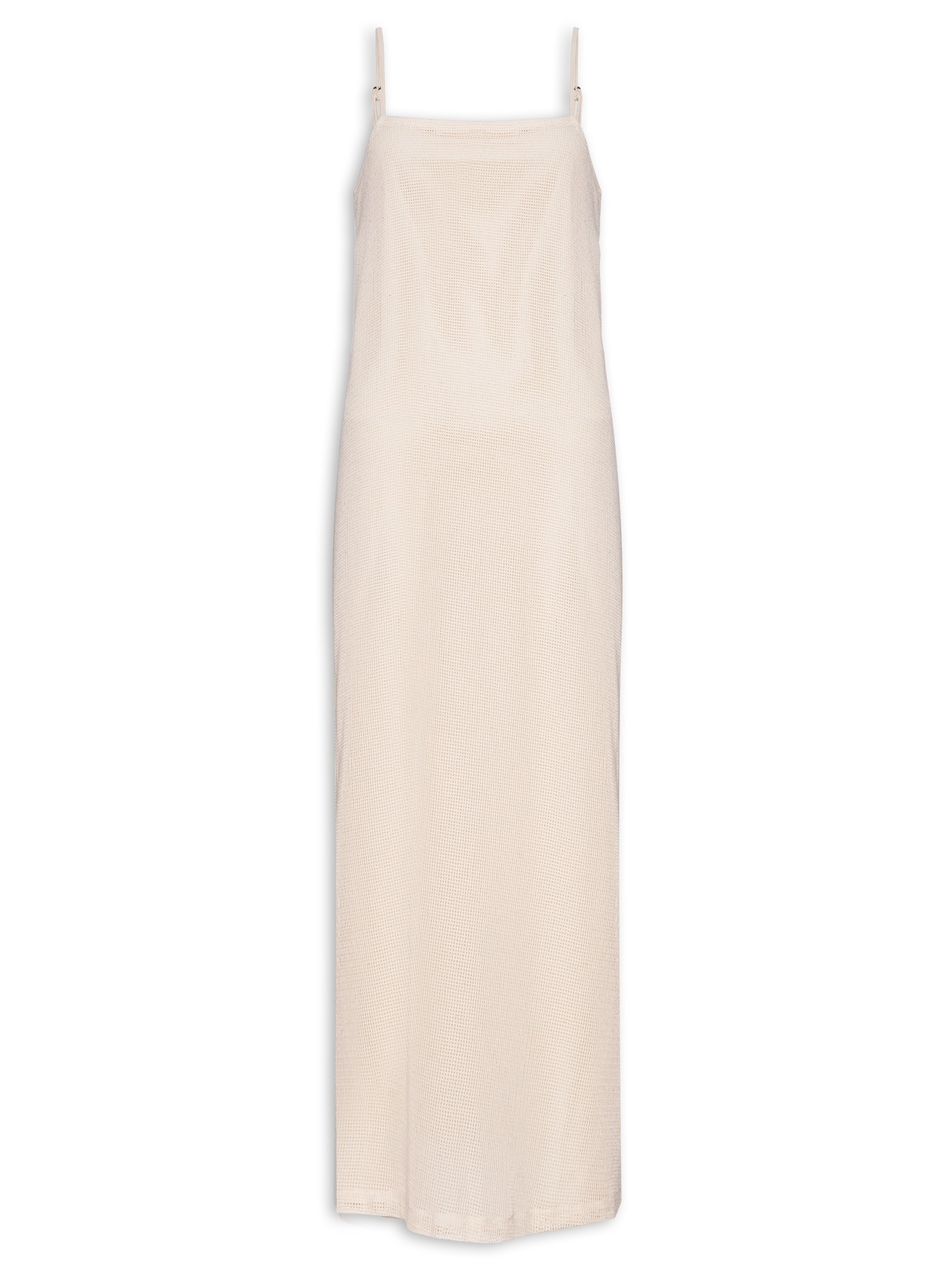 Vestido Tela Midi Bege Osklen