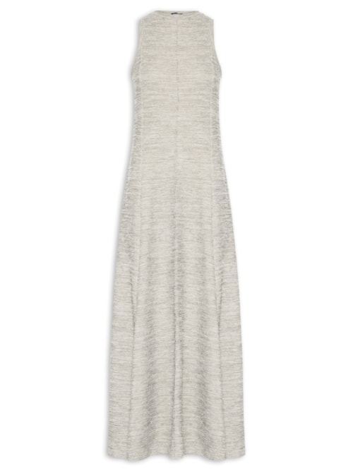 Vestido Texturizado – Bege