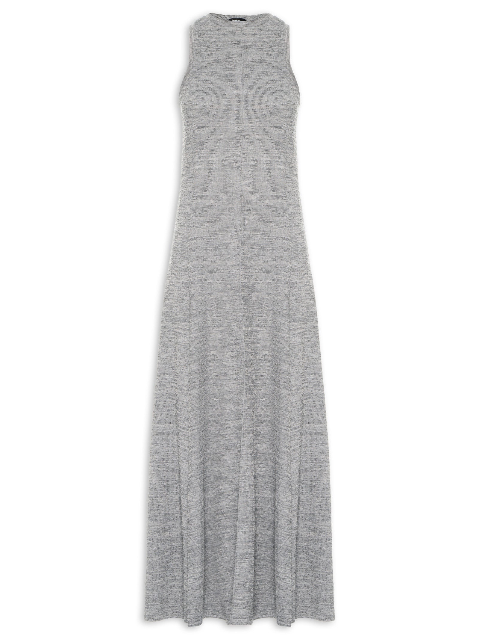 Vestido Texturizado Cinza Basiq