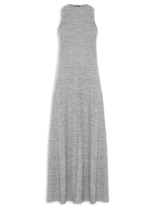 Vestido Texturizado – Cinza