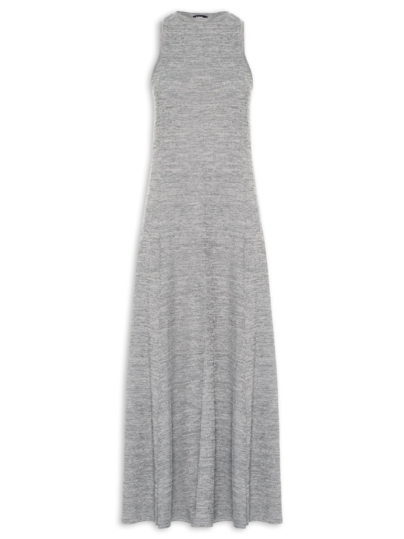 Vestido Texturizado Cinza Basiq