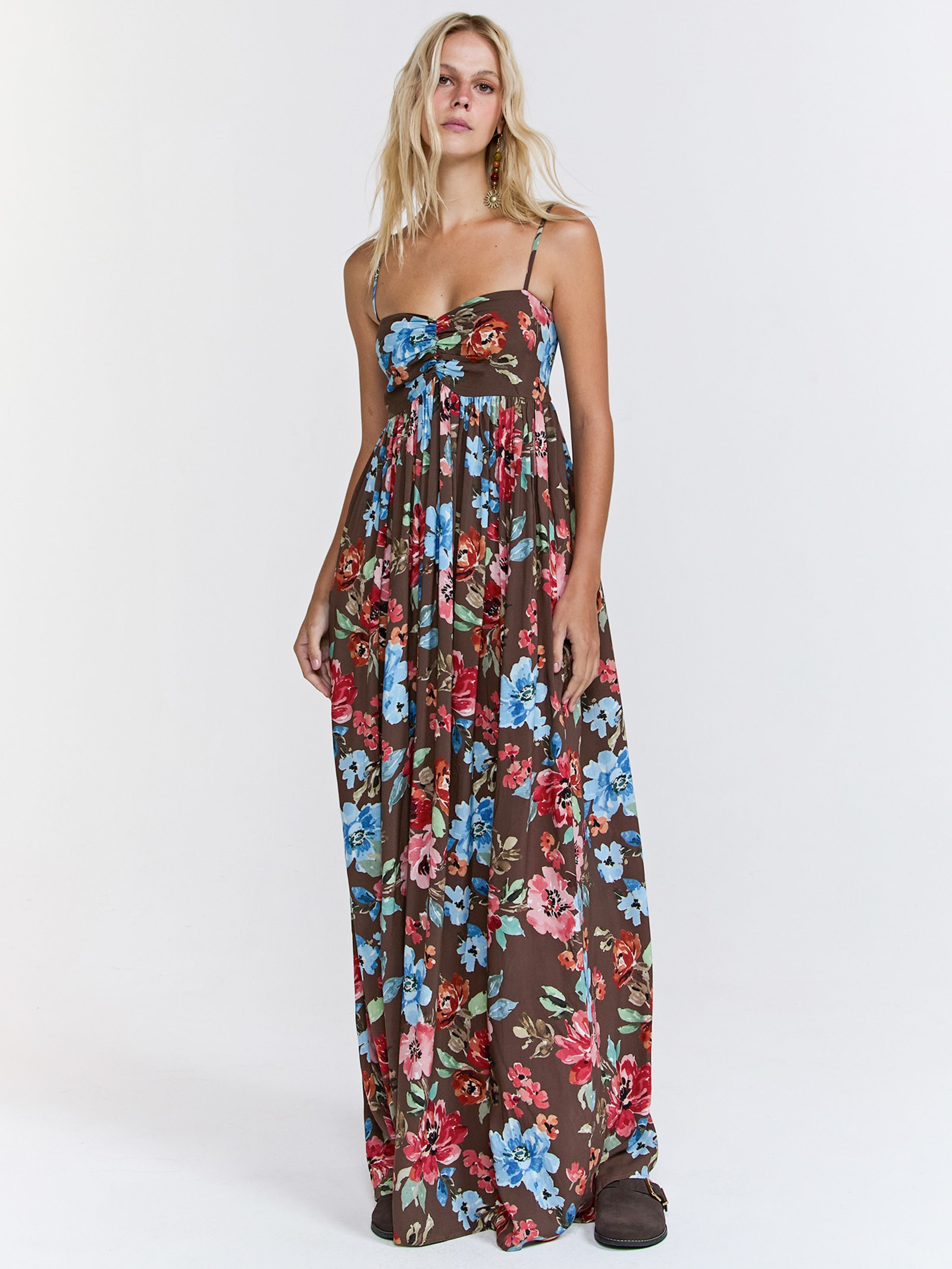 Vestido Thalita Marrom Triya