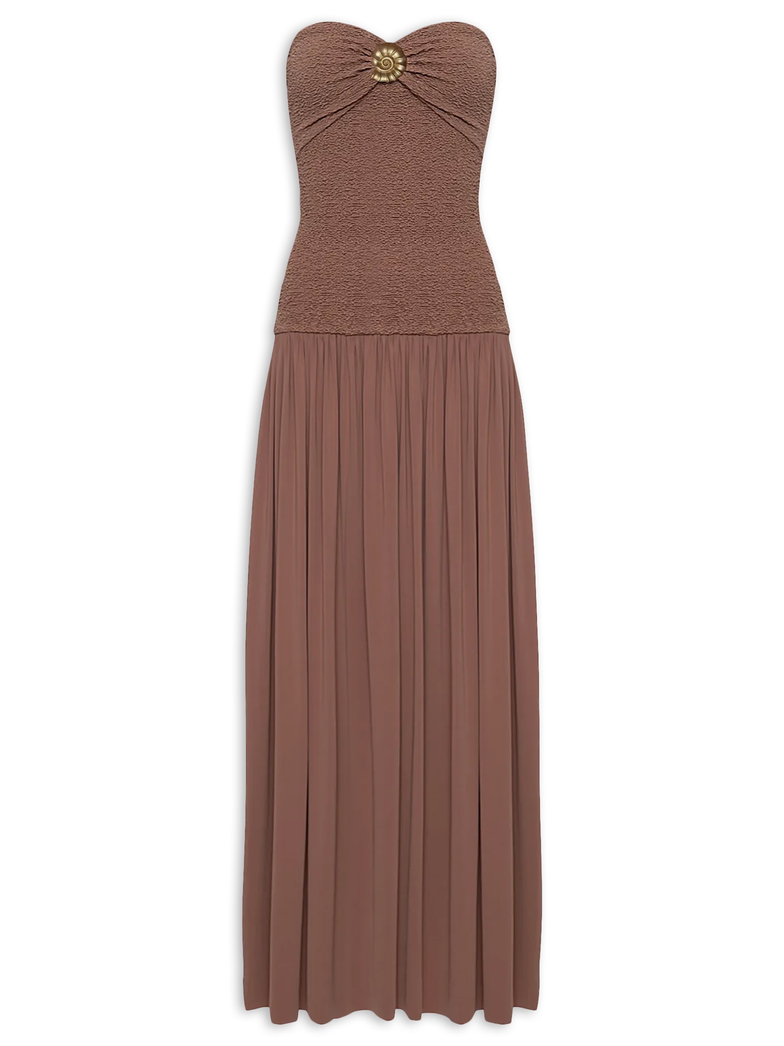 Vestido Thania Marrom Triya