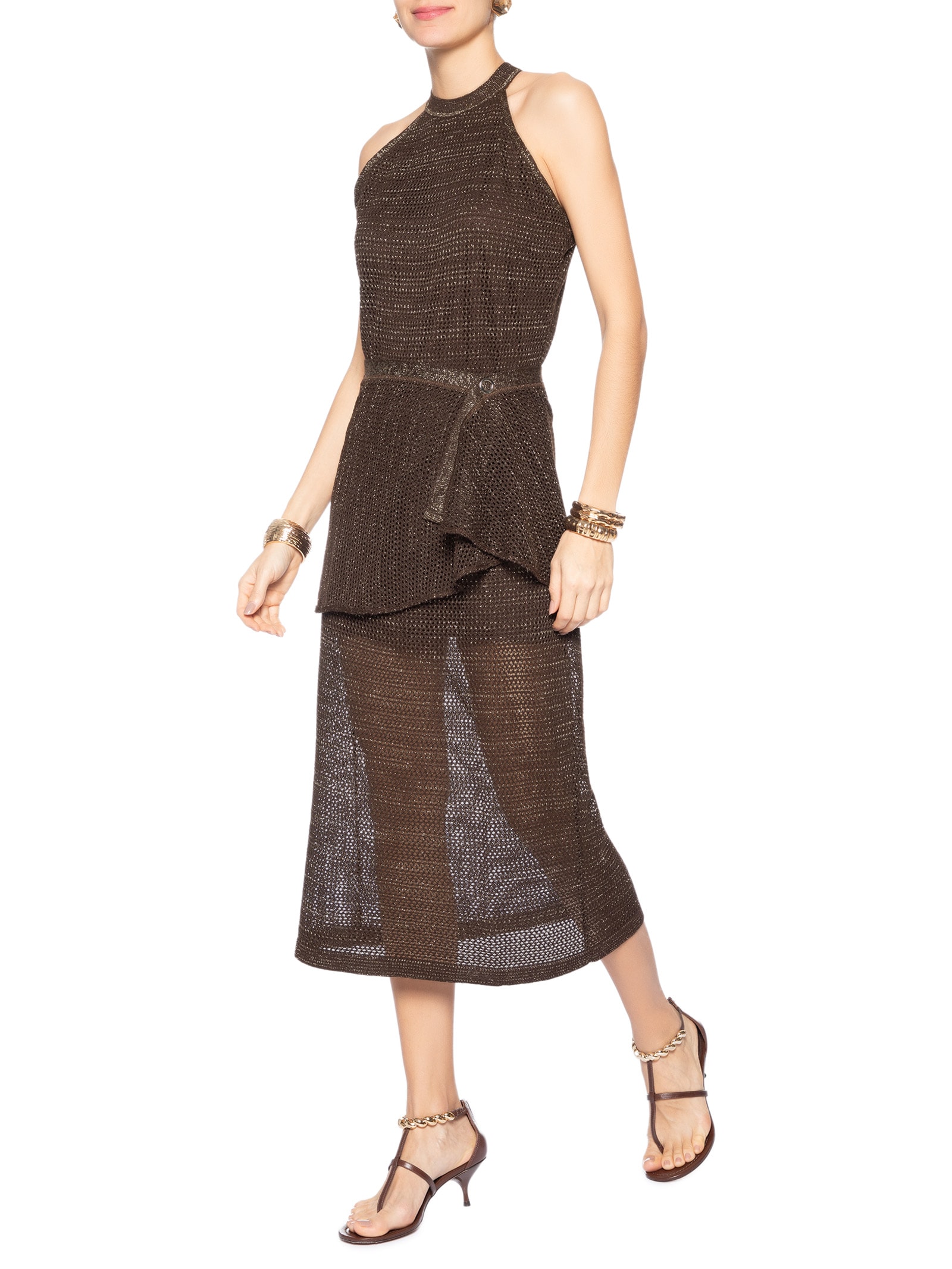 Vestido Tilda  – Marrom Le Lis