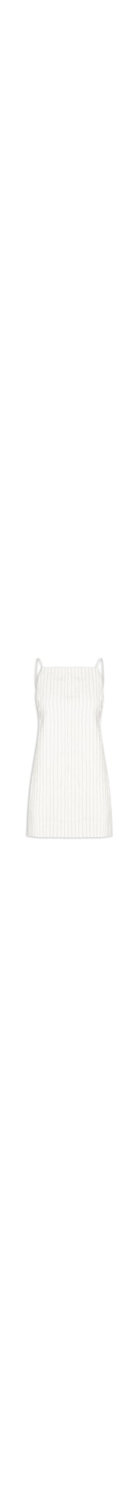 Vestido Tiras Smoking Linen - Branco