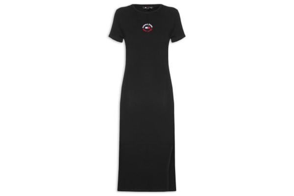 Vestido Tjw Bodycon Logo 2 Dress - Preto