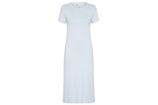 Vestido Tjw Rib Bodycon Midi - Azul