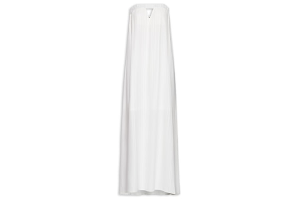 Vestido Toc Pala Elástico - Off White