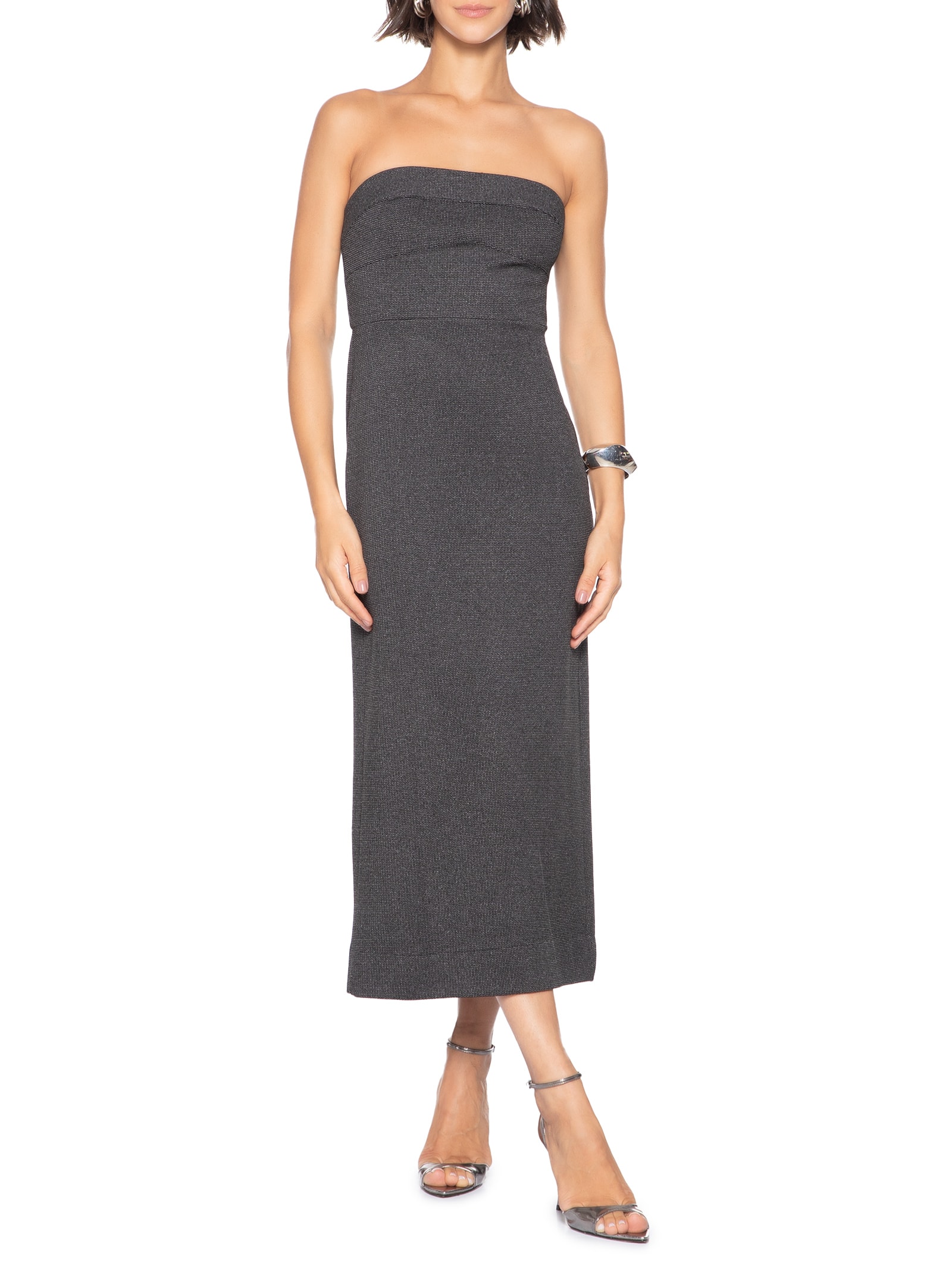 Vestido Tomara Que Caia Preto Colcci Jeans