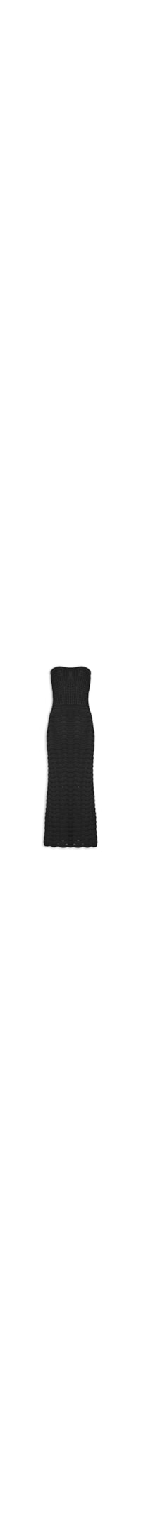 Vestido Tomara Que Caia Tricot - Preto