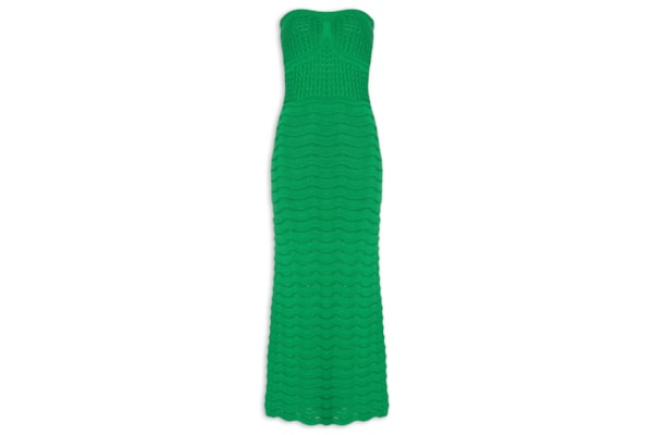 Vestido Tomara Que Caia Tricot - Verde
