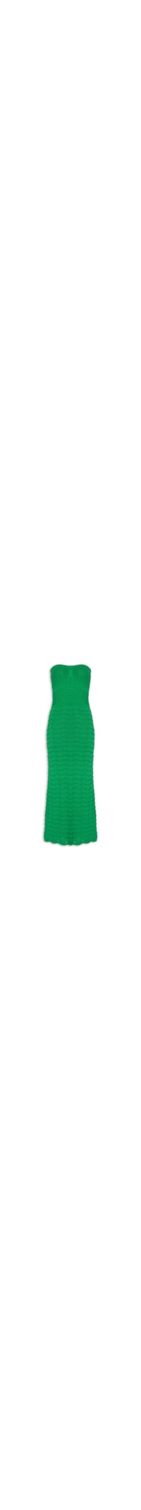 Vestido Tomara Que Caia Tricot - Verde