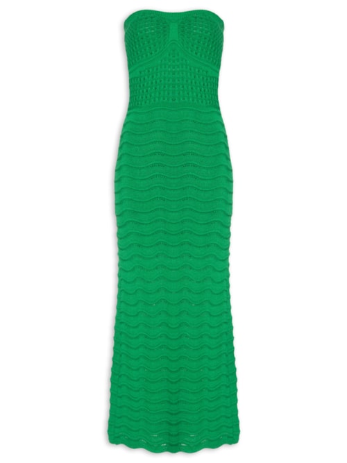 Vestido Tomara Que Caia Tricot – Verde