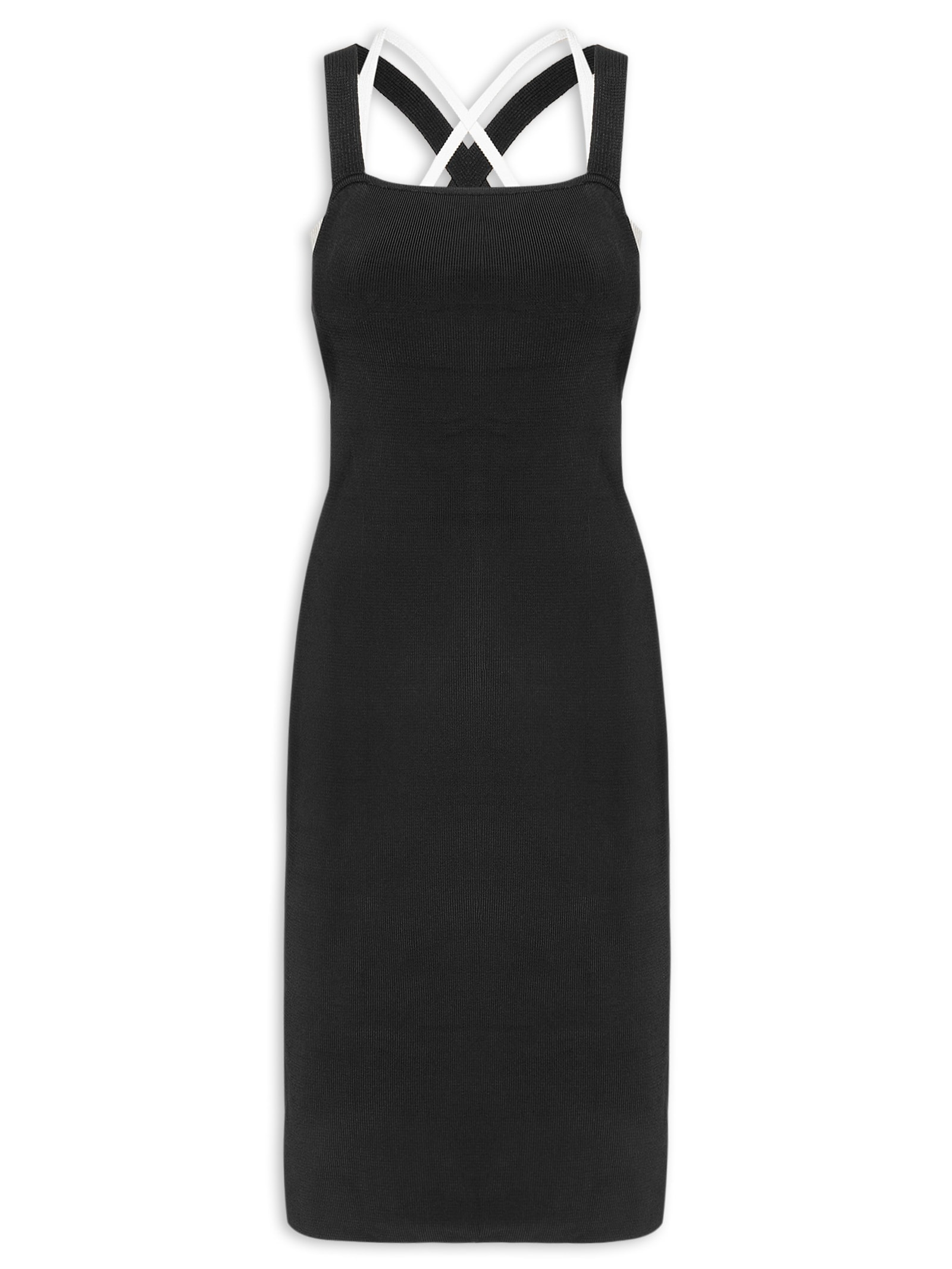 Vestido Top Under Tricot Preto Osklen