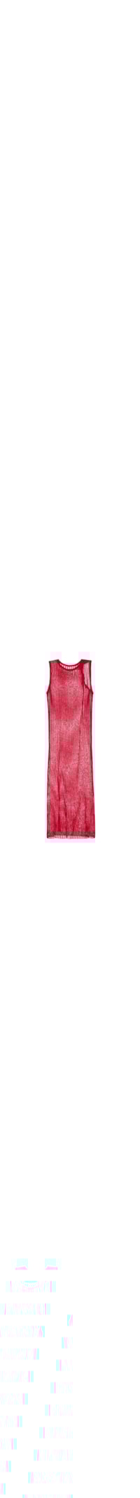 Vestido Torcido Tricot - Vermelho