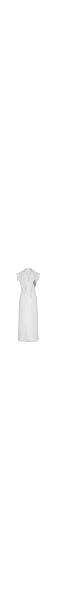 Vestido Transpasse Concha Duo - Off White