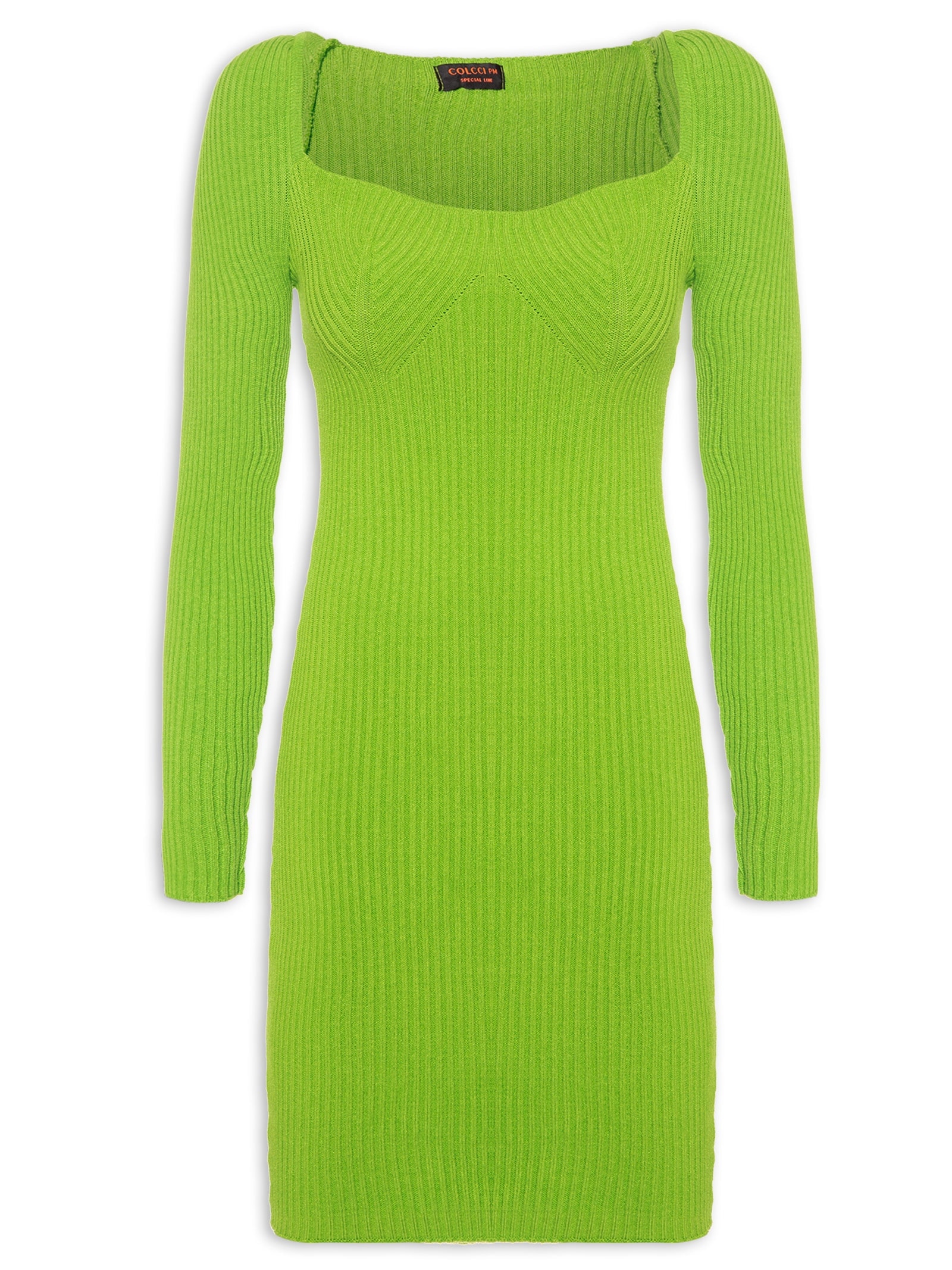 Vestido Tricô Verde Colcci