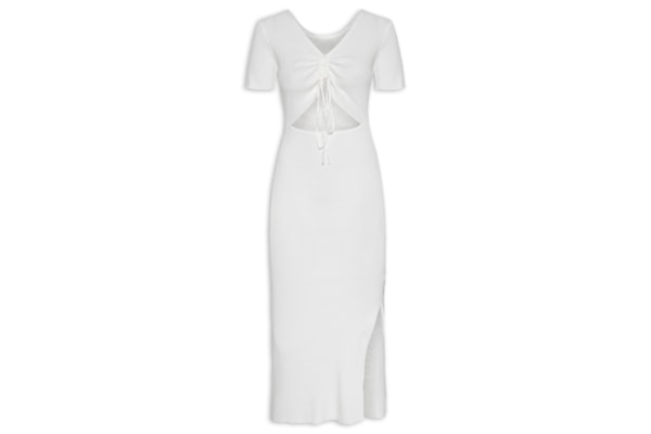 Vestido Tricot - Branco
