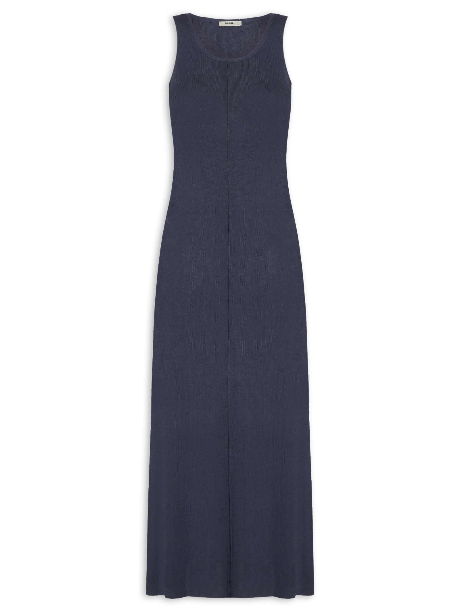 Vestido Tricot Comfy Azul Basiq