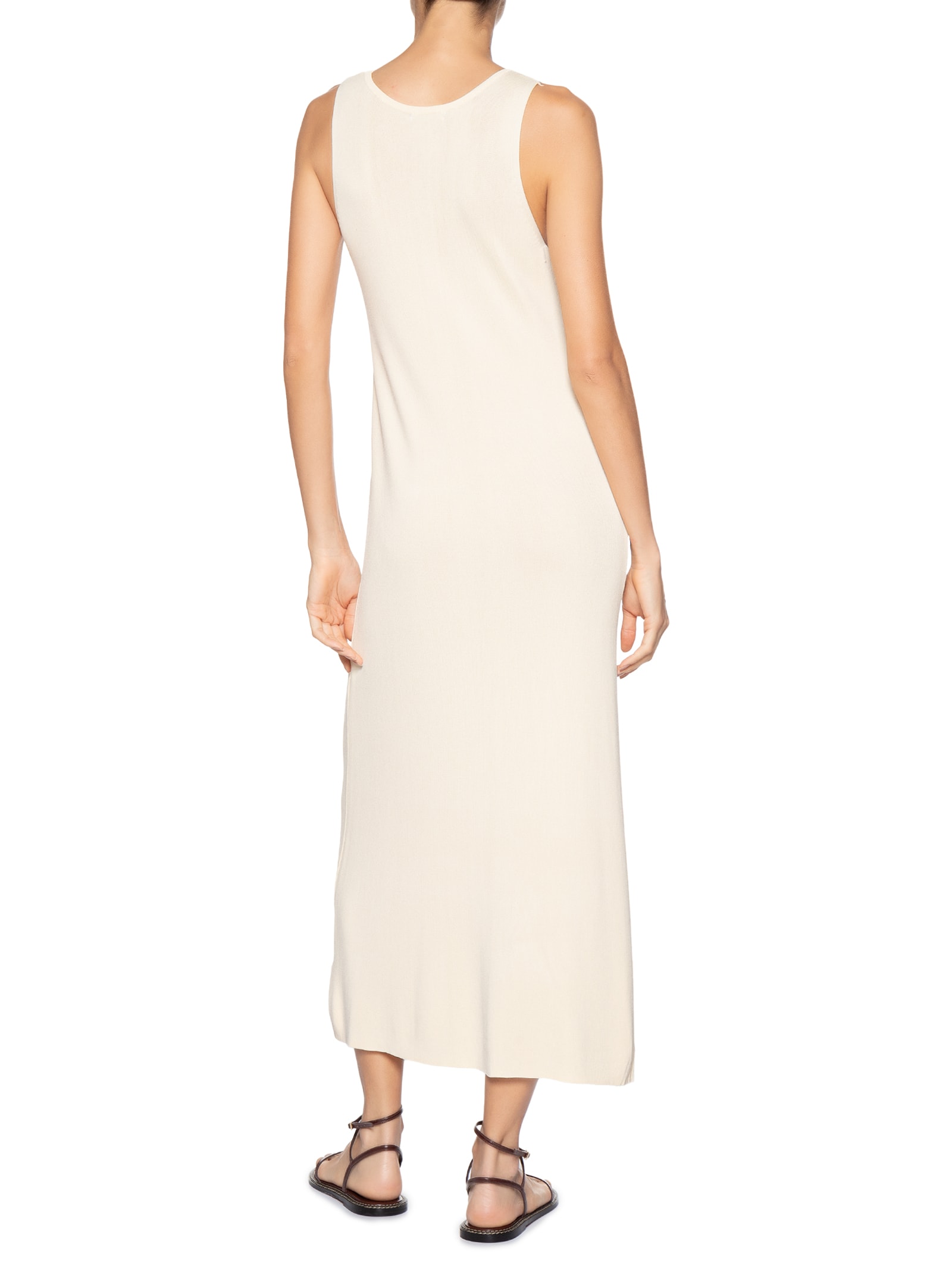 Vestido Tricot Comfy Bege Basiq