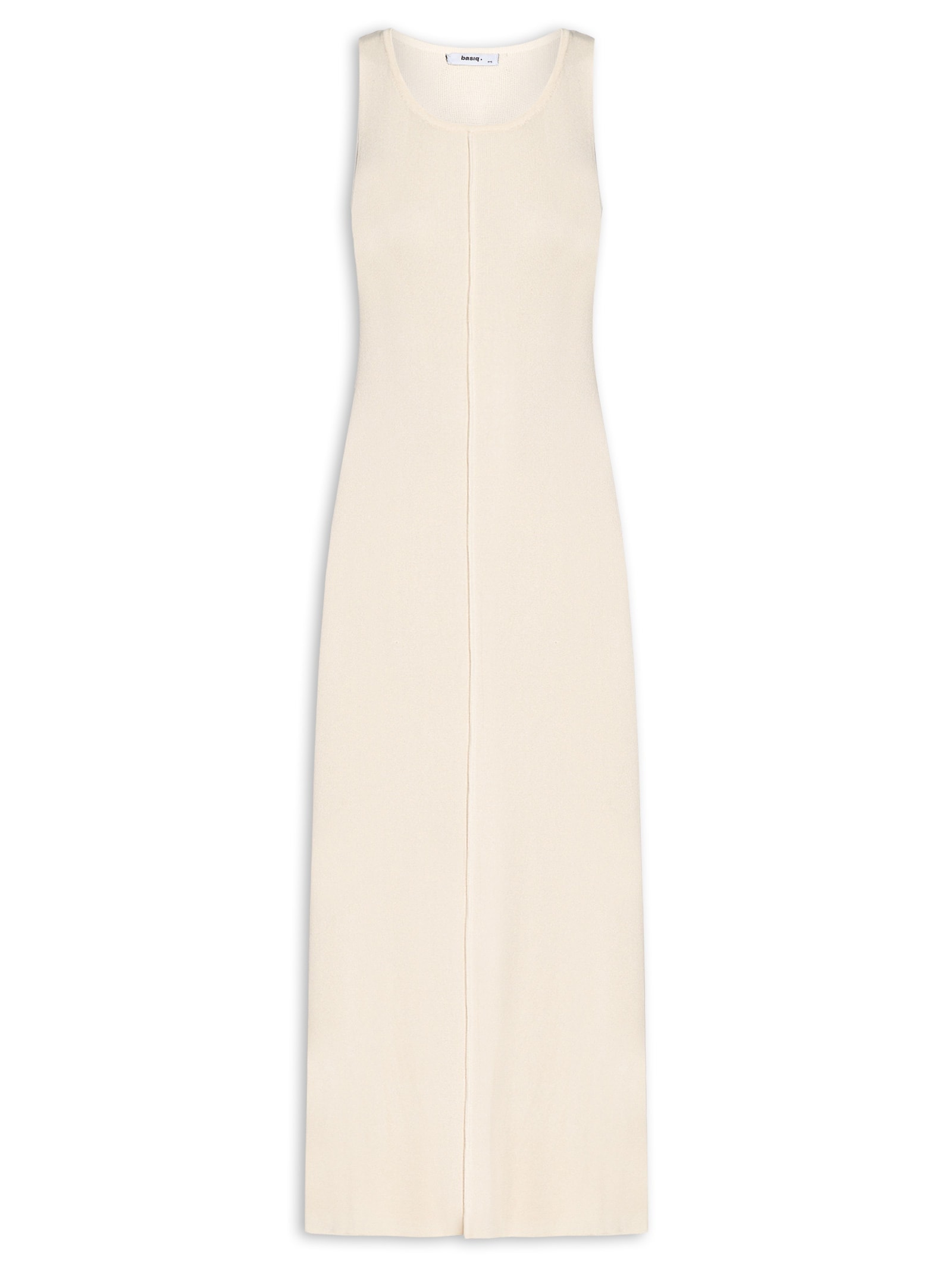 Vestido Tricot Comfy Bege Basiq