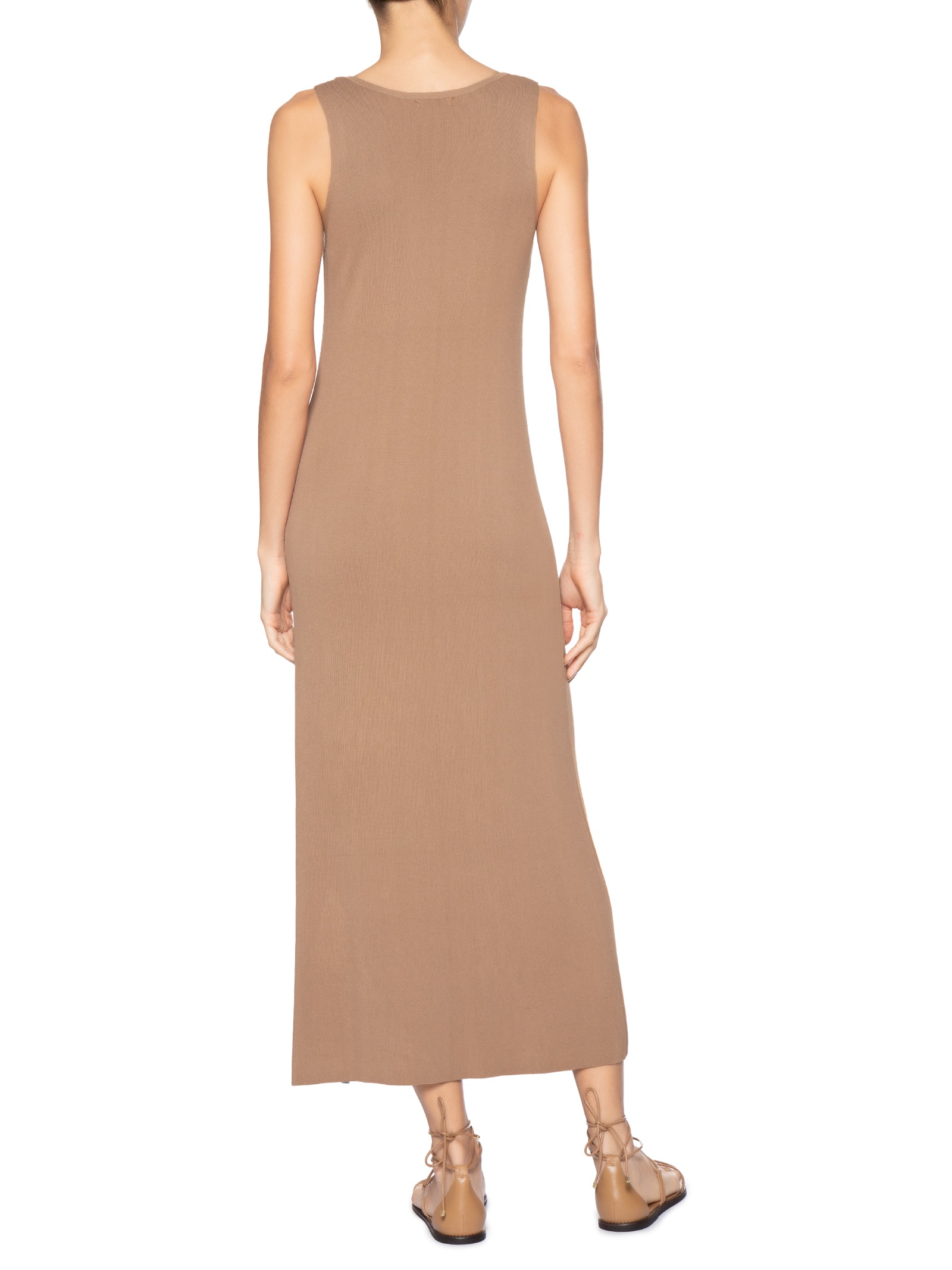 Vestido Tricot Comfy Marrom Basiq