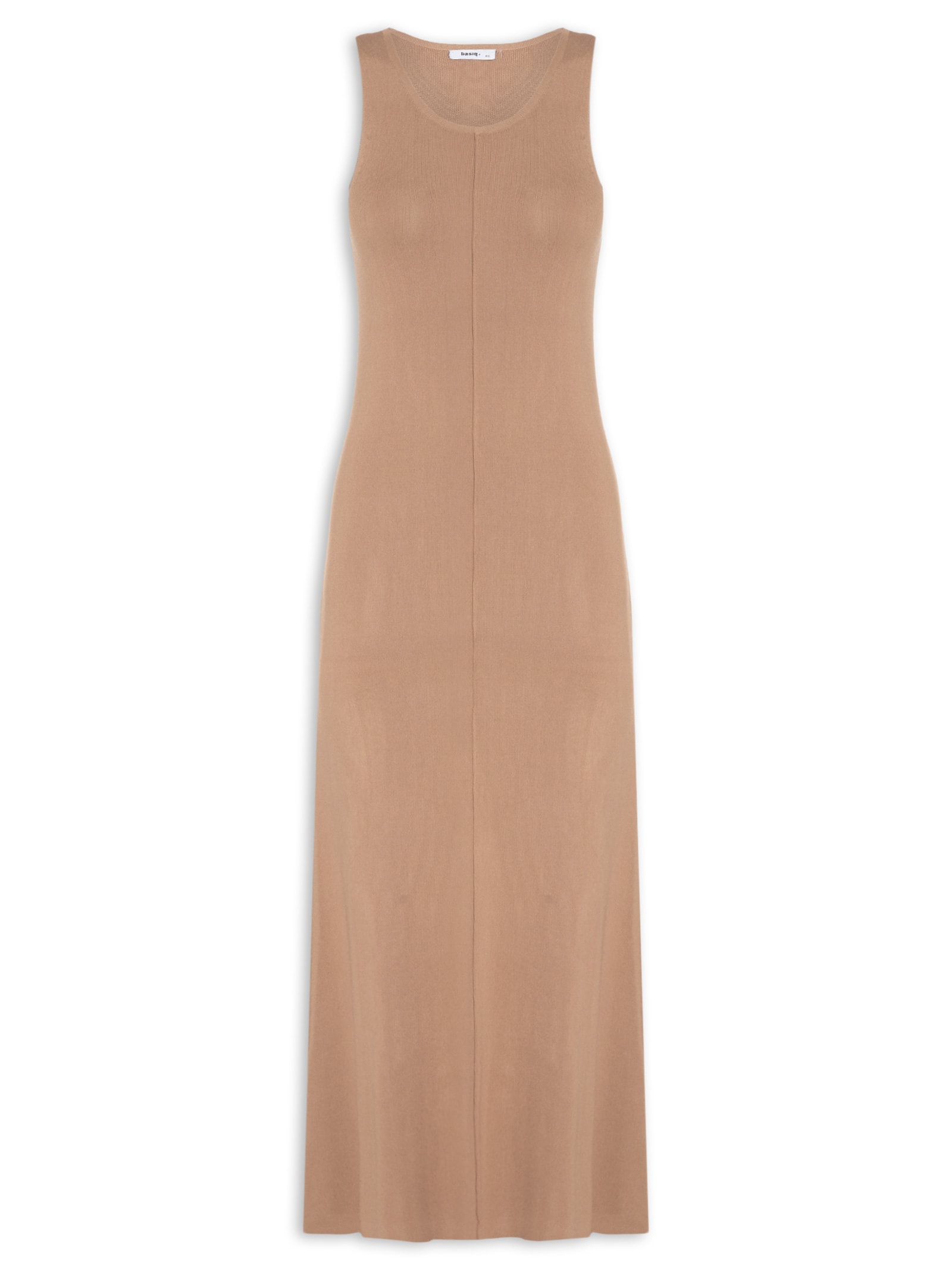 Vestido Tricot Comfy Marrom Basiq