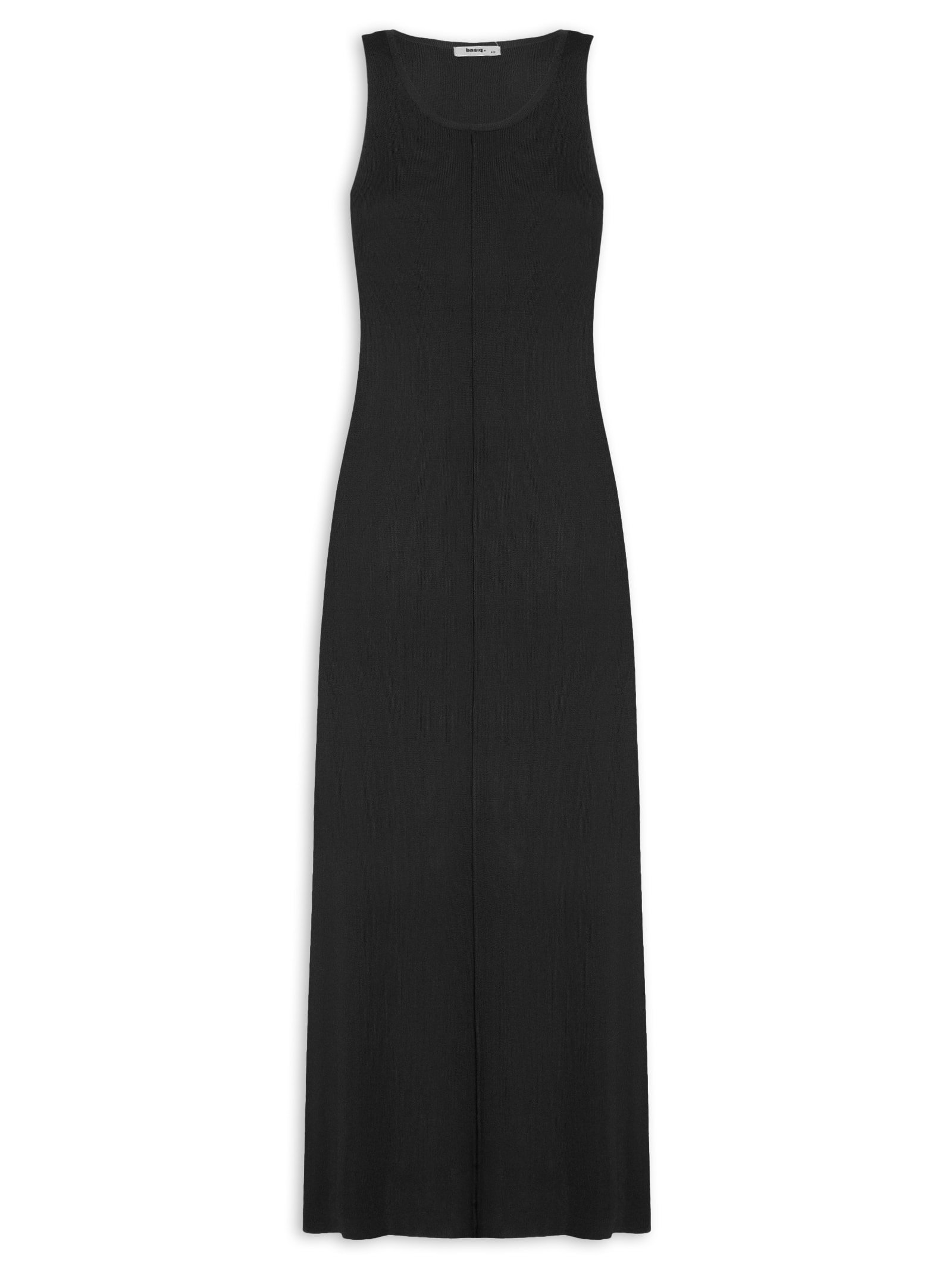 Vestido Tricot Comfy Preto Basiq