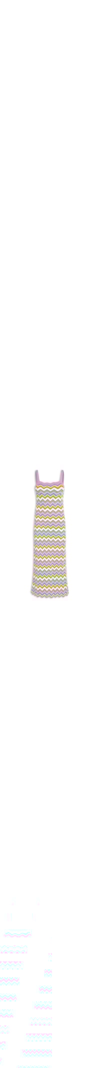 Vestido Tricot Jacquard Zig Zag - Roxo