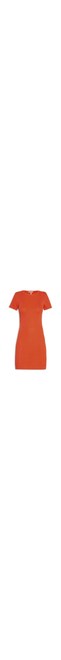 Vestido Tricot - Laranja