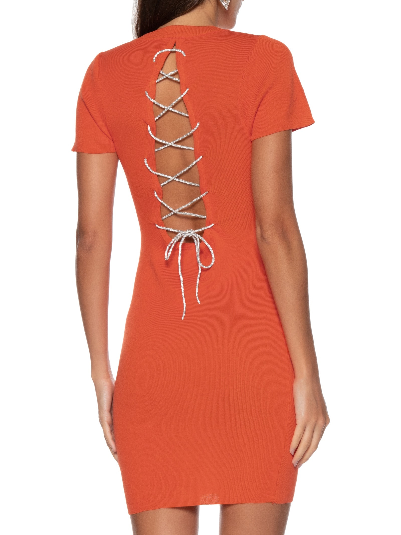 Vestido Tricot Laranja Market 33