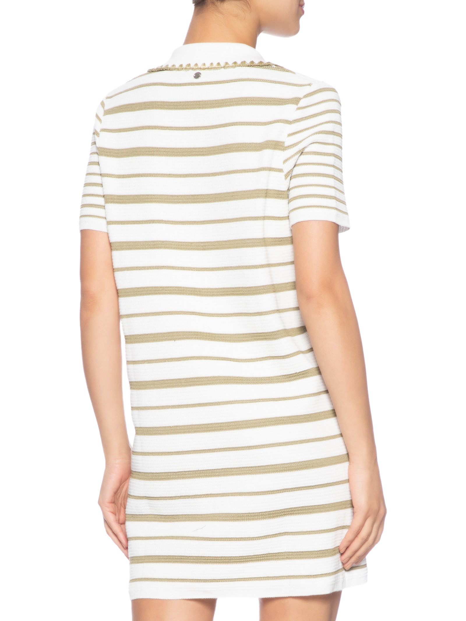 Vestido Tricot Listras Verde Animale Jeans