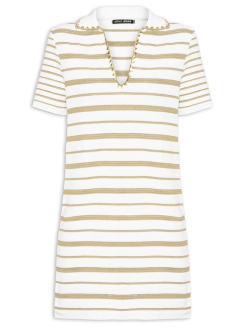 Vestido Tricot Listras – Verde