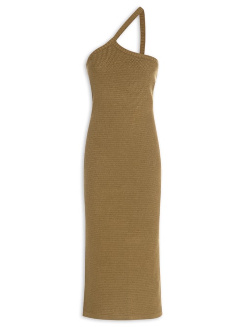 Vestido Tricot – Marrom