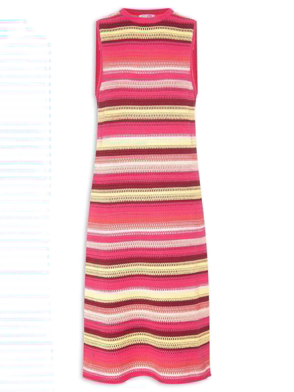 Vista 2 Vestido Tricot Midi ROSA ROSA