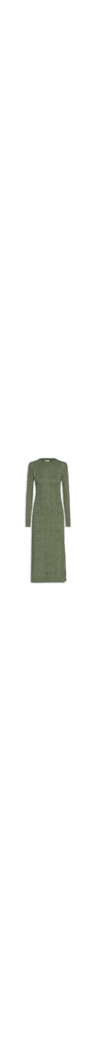 Vestido Tricot Midi - Verde