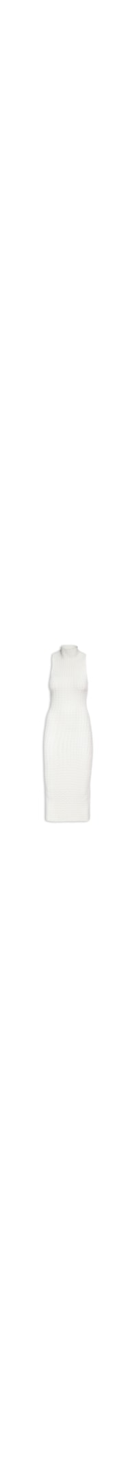 Vestido Tricot Texturizado - Branco