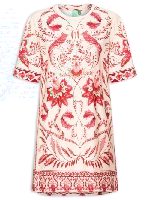 Vestido Tshirt Básico Nina – Rosa