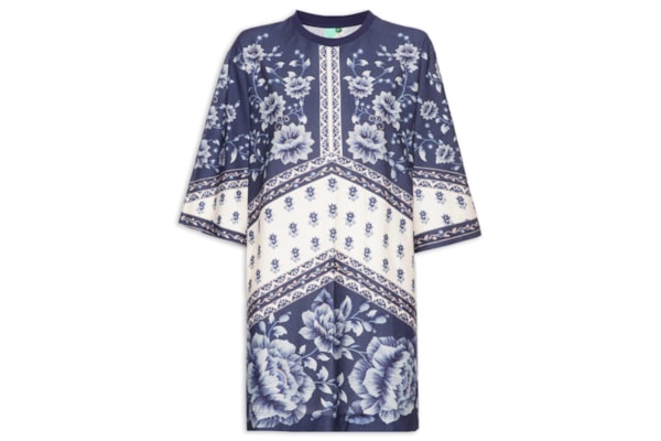 Vestido  TShirt Big Nara - Azul