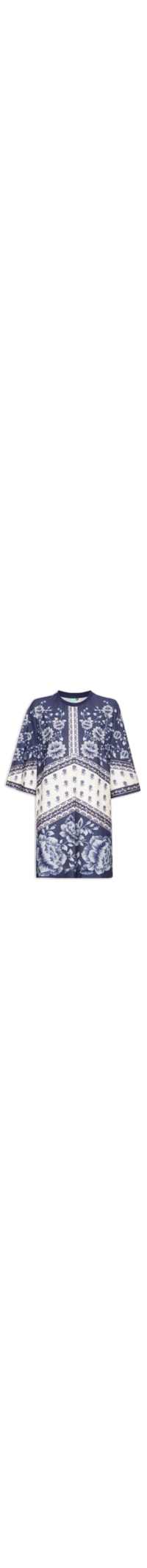 Vestido TShirt Big Nara - Azul