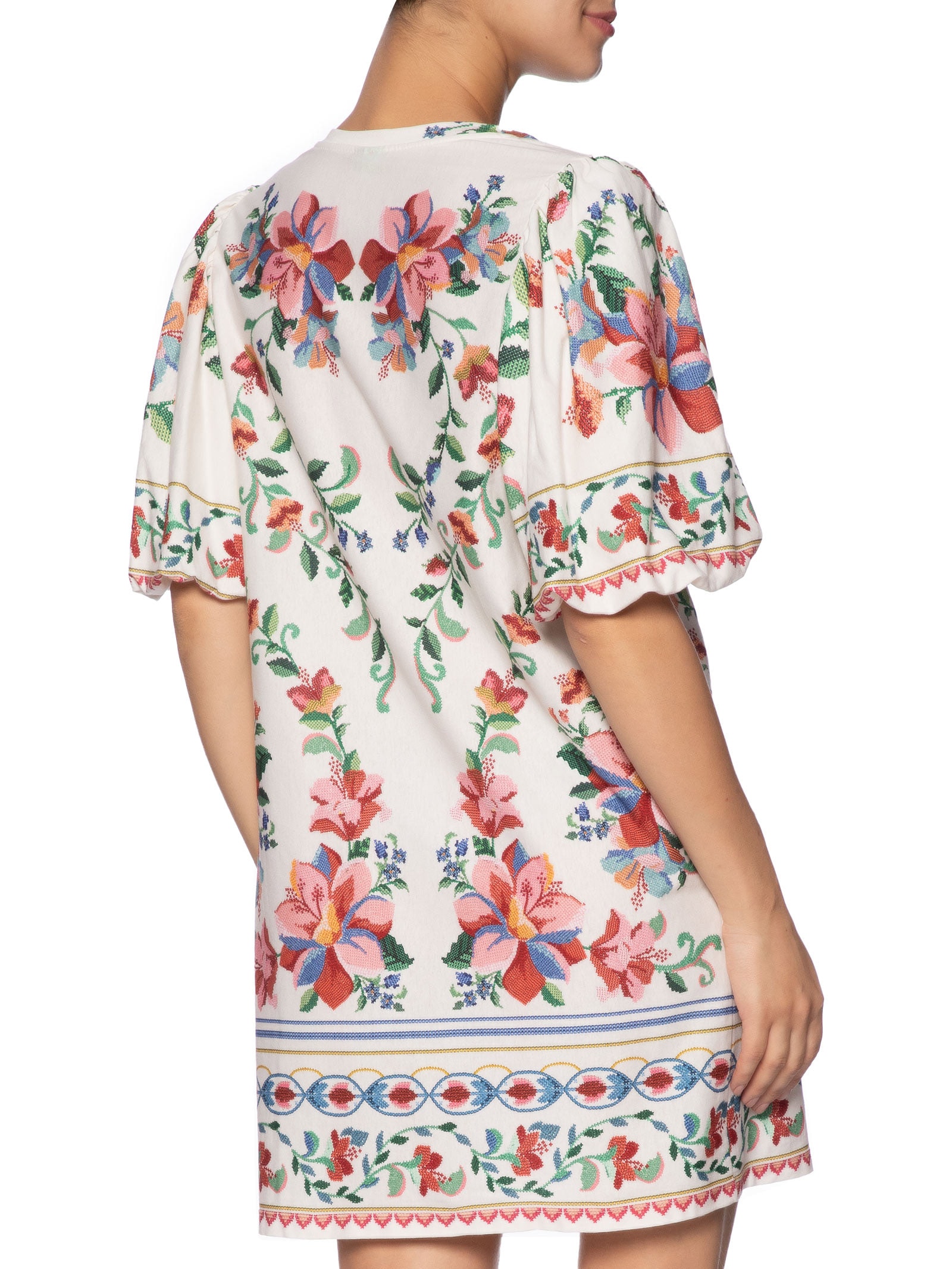 Vestido Tshirt Fofa Brisa Serena Off White Farm