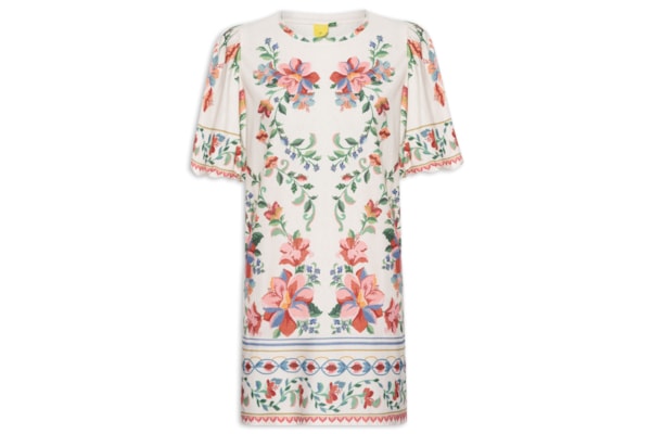 Vestido Tshirt Fofa Brisa Serena - Off White