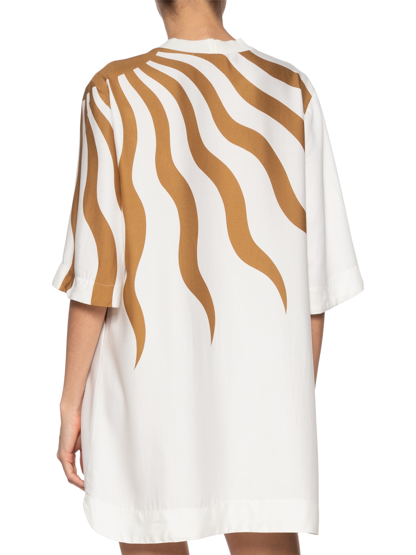 Vestido Tshirt Solare Branco Farm