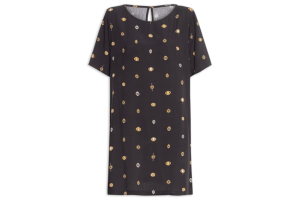 Vestido Tshirt Visão - Preto