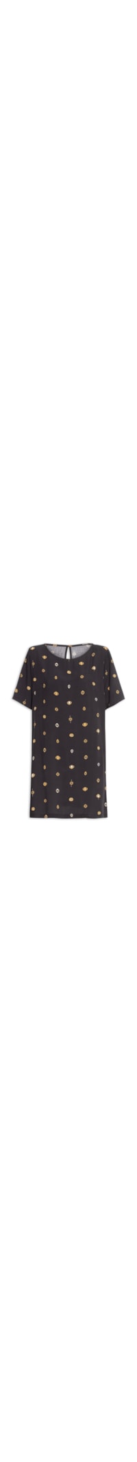 Vestido Tshirt Visão - Preto